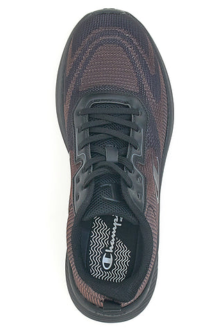 Črni in rdeči športni copati z mrežastim zgornjim delom CHAMPION GALACTIC Low Cut Shoe