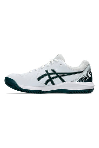 Beli in zeleni teniški čevlji ASICS GEL-DEDICATE 8 CLAY