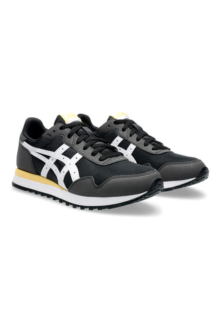 Črni športni copati z belimi stranskimi detajli ASICS TIGER RUNNER II