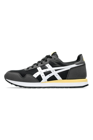 Črni športni copati z belimi stranskimi detajli ASICS TIGER RUNNER II