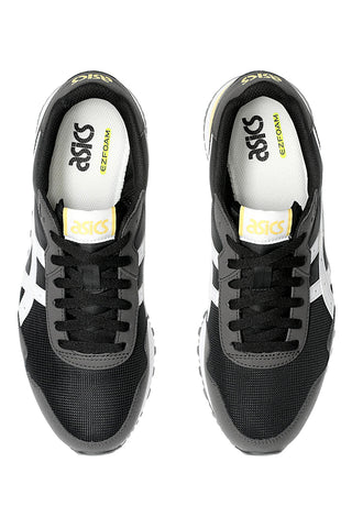 Črni športni copati z belimi stranskimi detajli ASICS TIGER RUNNER II