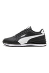 Črni športni copati z usnjenim zgornjim delom PUMA ST Runner v4 L