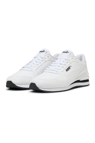Bele superge z usnjenim zgornjim delom PUMA ST Runner v4 L