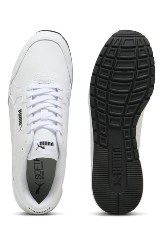 Bele superge z usnjenim zgornjim delom PUMA ST Runner v4 L