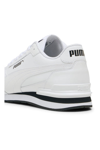 Bele superge z usnjenim zgornjim delom PUMA ST Runner v4 L