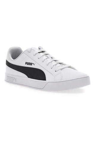 Bele superge z vezalkami Puma Smash Vulc