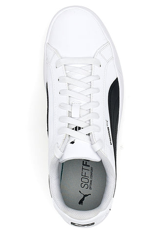 Bele superge z vezalkami Puma Smash Vulc