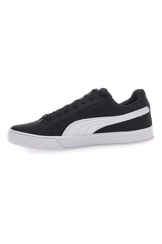Črni in beli športni copati Puma Smash Vulc