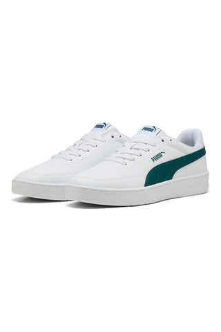 Bele in zelene superge Puma Court Classic Clean