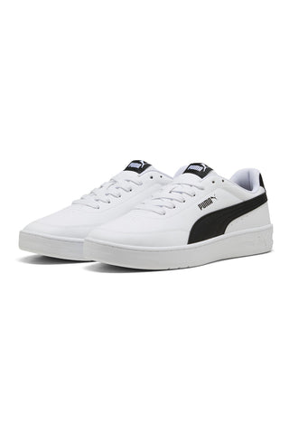 Bele in črne superge Puma Court Classic Clean