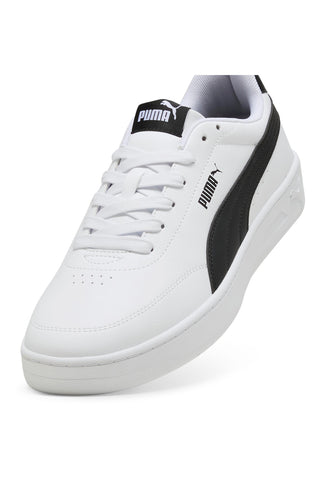 Bele in črne superge Puma Court Classic Clean