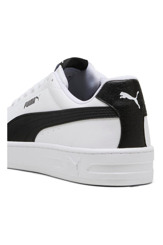 Bele in črne superge Puma Court Classic Clean
