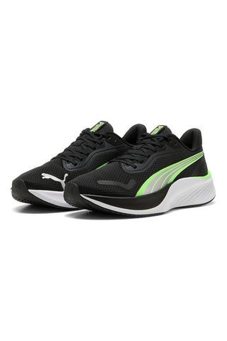 Črni in limetini tekaški copati Puma Pounce Lite