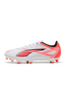 Bele in rdeče nogometne čevlje s čepki Puma ULTRA 5 PLAY FG/AG
