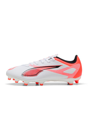 Bele in rdeče nogometne čevlje s čepki Puma ULTRA 5 PLAY FG/AG