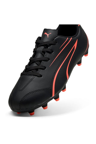 Črni nogometni čevlji s špicami PUMA VITORIA FG/AG