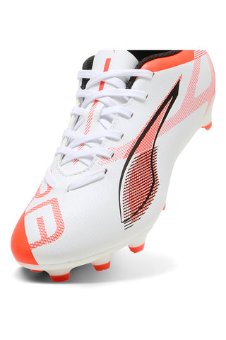 Bele in rdeče nogometne čevlje za naravna in umetna igrišča Puma ULTRA 5 PLAY FG/AG Jr