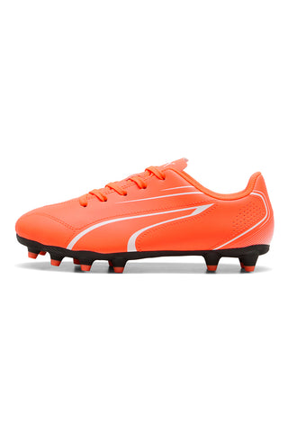 Rdeči nogometni čevlji s špicami PUMA VITORIA FG/AG Jr