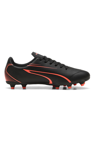 Črni nogometni čevlji s špicami PUMA VITORIA FG/AG Jr