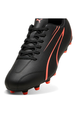 Črni nogometni čevlji s špicami PUMA VITORIA FG/AG Jr