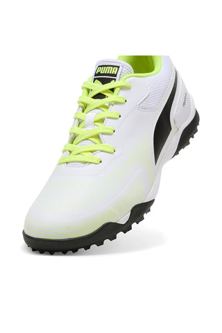 Beli in rumeni fluo čevlji za futsal Puma TRUCO III TT