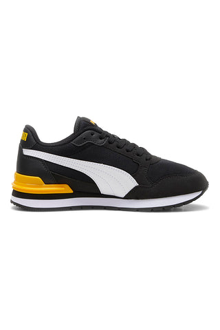 Črni in rumeni športni copati Puma St Runner V4 Mesh Jr