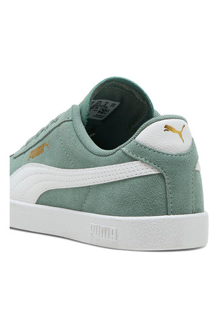 Zelene superge z usnjenim zgornjim delom in podplatom iz mehke pene PUMA Club II Jr