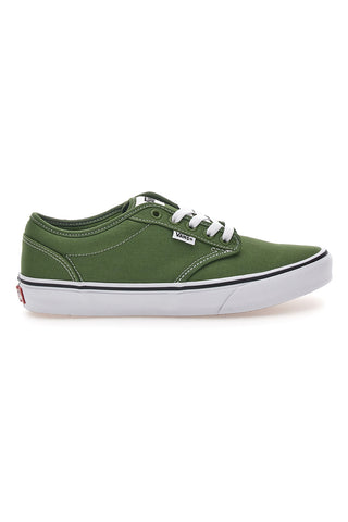 Zelene superge z belimi vezalkami Vans Atwood