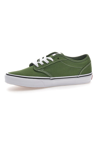 Zelene superge z belimi vezalkami Vans Atwood