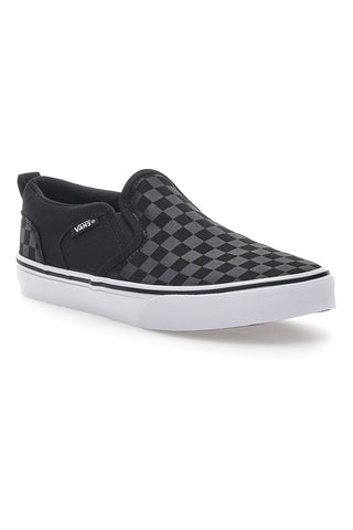 Črni in beli superge Vans Asher