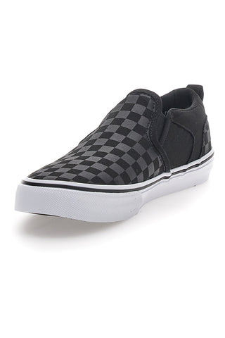 Črni in beli superge Vans Asher