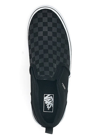 Črni in beli superge Vans Asher