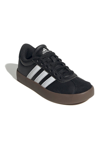 Črni športni copati z belimi detajli Adidas VL Court 3.0