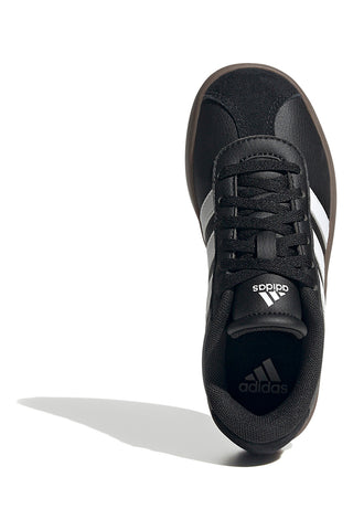Črni športni copati z belimi detajli Adidas VL Court 3.0