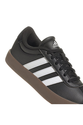 Črni športni copati z belimi detajli Adidas VL Court 3.0