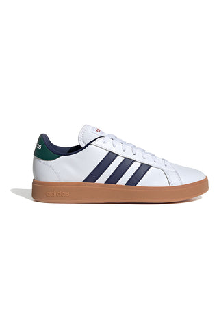 Bele superge z modrimi in zelenimi detajli ADIDAS Grand Court Base 2.0