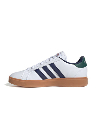 Bele superge z modrimi in zelenimi detajli ADIDAS Grand Court Base 2.0