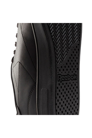 Črni superge z belimi logotipi Reebok Court Clean