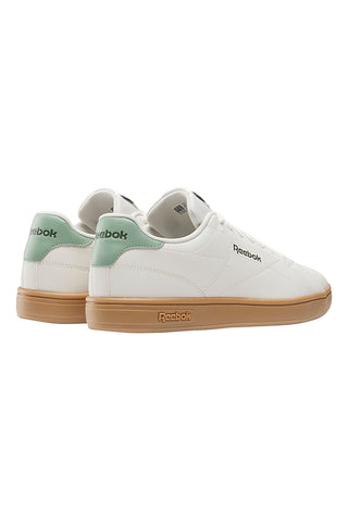 Bele superge z rjavim podplatom Reebok Court Clean
