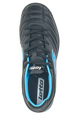 Črni in modri čevlji za futsal za umetno igrišče LOTTO STAFIO 705 TF JR