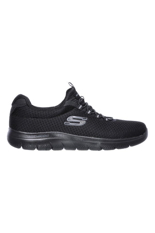 Črni veganski superge z mrežastim zgornjim delom SKECHERS SUMMITS