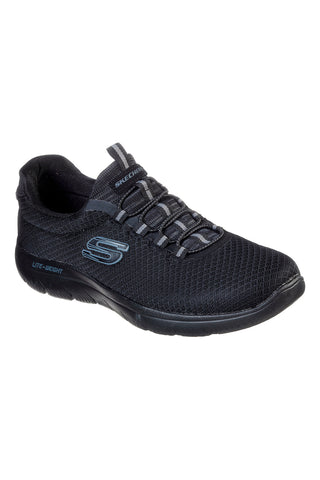 Črni veganski superge z mrežastim zgornjim delom SKECHERS SUMMITS