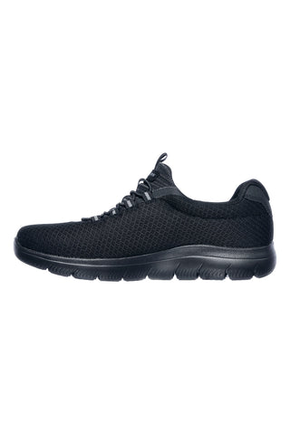 Črni veganski superge z mrežastim zgornjim delom SKECHERS SUMMITS
