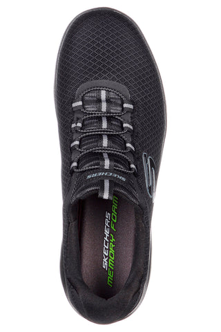 Črni veganski superge z mrežastim zgornjim delom SKECHERS SUMMITS