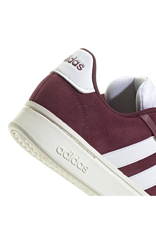 Bordeaux čevlji s podplatom Cloudfoam Adidas GRAND COURT ALPHA 00s