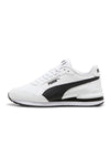 Bele superge s črnimi detajli in podplatom SoftFoam+ Puma ST Runner v4 L Jr