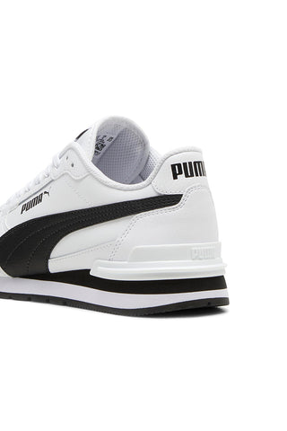 Bele superge s črnimi detajli in podplatom SoftFoam+ Puma ST Runner v4 L Jr