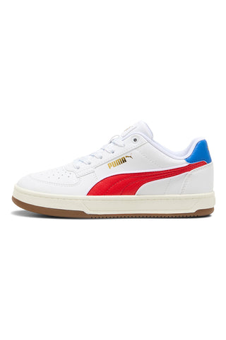 Bele superge z rdečimi in modrimi detajli Puma CAVEN 2.0 RETRO JR