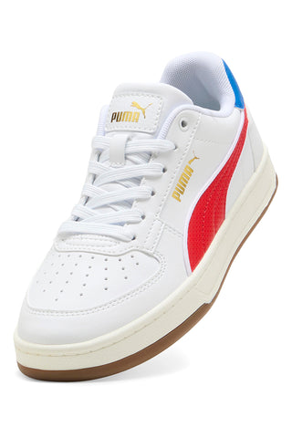 Bele superge z rdečimi in modrimi detajli Puma CAVEN 2.0 RETRO JR