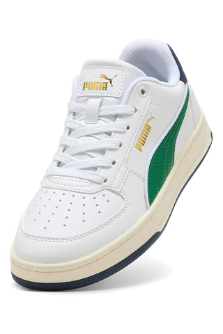 Bele superge z zelenimi in modrimi detajli Puma CAVEN 2.0 RETRO JR